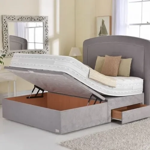 Half Ottoman + Two Drawers